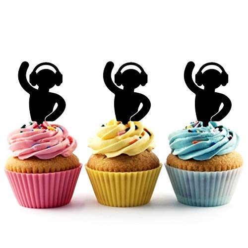 Innovedesire Disc Jockey DJ Remix Kuchenaufsätze Hochzeit Geburtsta Acryl Dekor Cupcake Kuchen Topper Stand für Kuchen Party Dekoration 10 Stück Innovedesire Disc Jockey DJ Remix Kuchenaufsätze Hochzeit Geburtsta Acryl Dekor Cupcake Kuchen Topper Stand für Kuchen Party Dekoration 10 Stück von jjphonecase