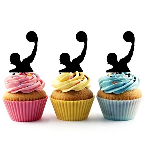 Innovedesire Water Polo Kuchenaufsätze Hochzeit Geburtsta Acryl Dekor Cupcake Kuchen Topper Stand für Kuchen Party Dekoration 10 Stück Innovedesire Water Polo Kuchenaufsätze Hochzeit Geburtsta Acryl Dekor Cupcake Kuchen Topper Stand für Kuchen Party Dekoration 10 Stück von jjphonecase