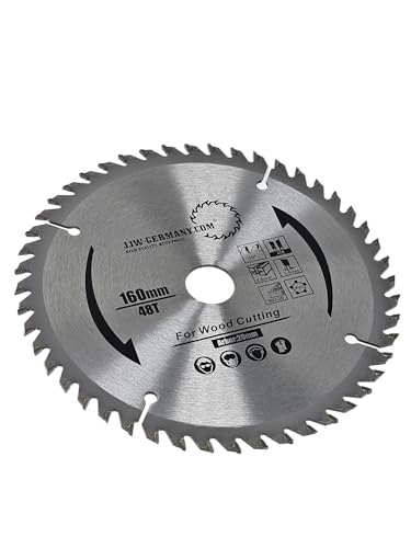 HM - Kreissägeblatt 160 x 2,2 x 20 mm Z= 48 WZ für Festool Mafell, Industriequalität nach DIN EN 847-1 von jjw-germany