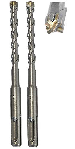 jw-germany 2 Stück HM - SDS PLUS High-Quality Hammerbohrer Betonbohrer Z= 4 mit Zentrierspitze… (SDS-PLUS 10 x 160mm) von jjw-germany