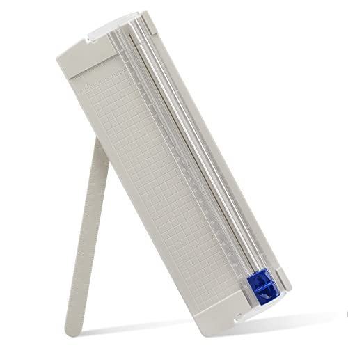 Mini-Papierschneider, Papierschneider Guillotine A4 A5 mit automatischer Sicherheitssicherung für Papieretikettenkarte, Handwerkspapier und Fotos von joibabe