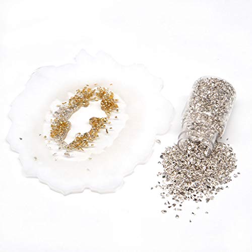 35G/Flaschenmetall Zerkleinerte Steine Gebrochene Stücke Für Handwerksschmuck Machen Klobige Glitzer Unregelmäßige Chips Epoxidharzform Tablett 35G/Flaschenmetall Zerkleinerte Steine Gebrochene Stücke Für Handwerksschmuck Machen Klobige Glitzer Unregelmäßige Chips Epoxidharzform Tablett von jojnsha