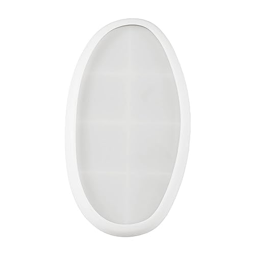 Achatschalen-Silikonformen, Epoxidharz-Gussform für Schmuckteller, Rolltablett, Seifenschale, ovale Form, Harzform von jojnsha