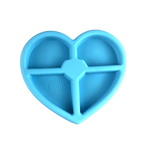 Aufbewahrungsbox aus Kunstharz, Silikonform, Blume, Herz, Schmuck- und Schmuckkästchen, Epoxidform für Epoxidharz, DIY-Heimdekoration von jojnsha