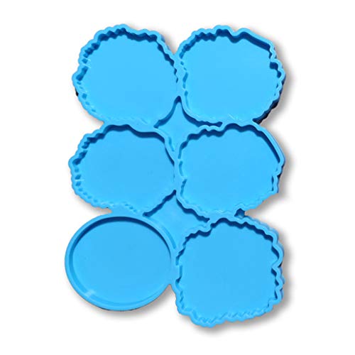 Epoxidharz-Form, 6 unregelmäßige Kreise, Silikon von jojnsha