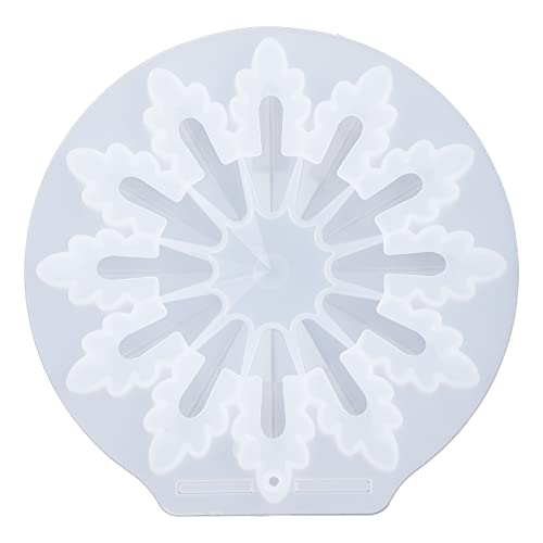 Flexible 3D-Schneeflocken-Silikonform, Weihnachtsanhänger, Kunstharz, Ornamente, Kristall, Epoxidharz, Form von jojnsha