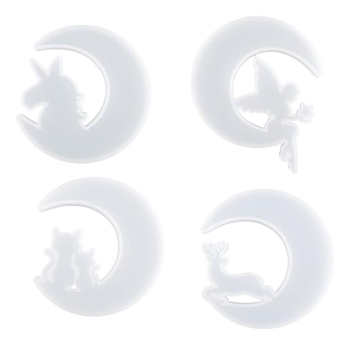 Flexible Mondform Silikonformen und Mondform Epoxidharz-Formen für Schmuckherstellung und mehr von jojnsha