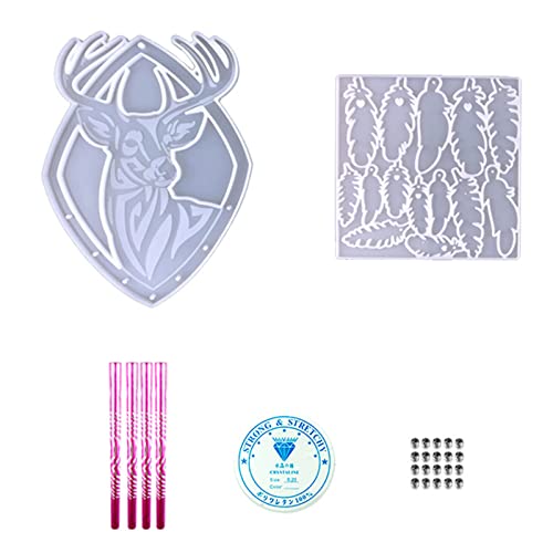Glänzend Glänzend An Der Wand Montierte Schlüsselbund Silikon Epoxidharzform Wind Pendelly Schmuck Für Valentinstagsgeschenkhandwerk Wind Schimmelpilze Für Harzguss von jojnsha