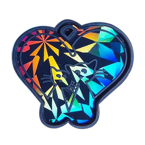 Harz Epoxidform Für Kristallschmuck Handgefertigtes Liebeskatze Form Anhänger Schimmelpendel Anhänger Making Silikonform von jojnsha