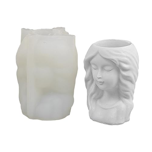Niedliche Porträt Gypsum Blumenpot Silikonform Epoxidharz Gussform Schimmel Sukkulente Vase Zement Tonform Stifthalter Formen Niedliche Porträt Gypsum Blumenpot Silikonform Epoxidharz Gussform Schimmel Sukkulente Vase Zement Tonform Stifthalter Formen von jojnsha
