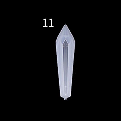 Pendelharzform, Quarz, Kristall, Silikon zum Gießen von UV-Epoxid-Gießen, Halsketten, Anhängern, Harz Pendelharzform, Quarz, Kristall, Silikon zum Gießen von UV-Epoxid-Gießen, Halsketten, Anhängern, Harz von jojnsha