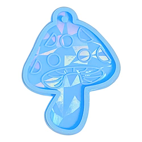 Pilz-Silikonharz-Schlüsselanhänger-Form, niedliche Pilzform, Expoy-Gießform für Schmuckherstellung, Formen, Schlüsselanhänger, Anhänger von jojnsha