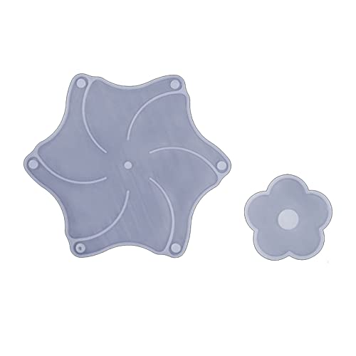 Rotierende Windmühlen-Harzformen, Kristall-Silikon für Epoxidharz, Desktop, Ornament, Harzguss-Set, rotierende Form von jojnsha