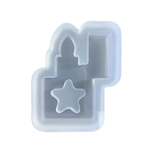 Schnellsand Silikonharz Schimmel Helleres Epoxidwallsform Für Schmuck Handwerk Anhänger Schlüsselketten Ornamente Schimmelpilz Buchstaben/Kreis/Quadrat/Rechteckel Schmuck von jojnsha