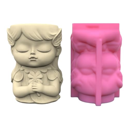 Silikonform für Mädchen, für Blumentöpfe, Blumentöpfe, Vasen, Stifthalter, Epoxidharz, Gips, Zement Silikonform für Mädchen, für Blumentöpfe, Blumentöpfe, Vasen, Stifthalter, Epoxidharz, Gips, Zement von jojnsha