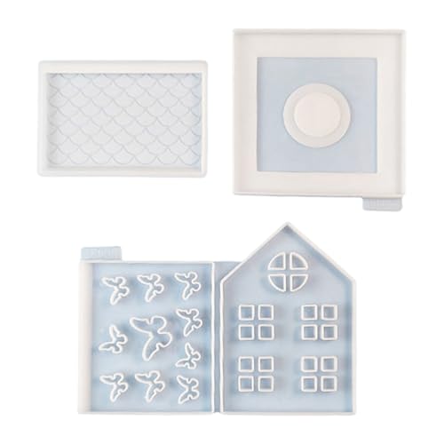 Silikonform für Teelichthalter in Hausform, für Teelichthalter, Epoxidharz, Basteln, Formen Silikonform für Teelichthalter in Hausform, für Teelichthalter, Epoxidharz, Basteln, Formen von jojnsha