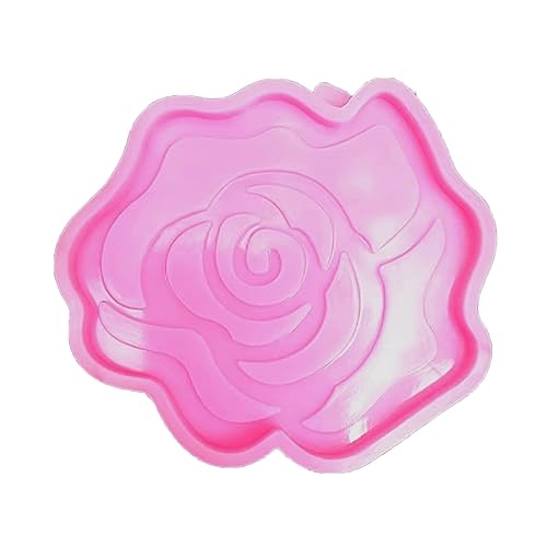 Silikonform zur Herstellung von Rosen-Form, Rosenform, Silikonform, Epoxidharz, Tischset-Formen von jojnsha