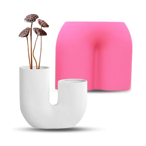 U Förmige Harzform Silikonblütenschimmelform Vase Epoxy Gussform Schimmel Duft Kerzenherstellung Werkzeuge Hausdekorationen U Förmige Harzform Silikonblütenschimmelform Vase Epoxy Gussform Schimmel Duft Kerzenherstellung Werkzeuge Hausdekorationen von jojnsha