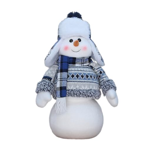 jojnsha Blauer Pullover, gestrickter Stoff, Weihnachtsmann, Schneemann, Festival, Dekoration, Geschenk, handgefertigte Geschenke, Weihnachten, Innendekoration, Urlaubsdekorationen, blaukarierter Stoff jojnsha Blauer Pullover, gestrickter Stoff, Weihnachtsmann, Schneemann, Festival, Dekoration, Geschenk, handgefertigte Geschenke, Weihnachten, Innendekoration, Urlaubsdekorationen, blaukarierter Stoff von jojnsha