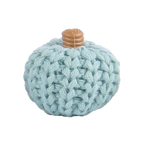 jojnsha Künstliche Kürbisse, gehäkelt, Ernte, Herbst, Erntedankfest, Tischdekoration, kleine Kürbisernte, Miniatur von jojnsha