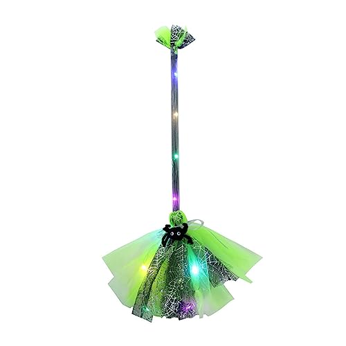 jojnsha LED-Leuchte fliegende Besenstäbe für Halloween-Party-Dekorationen für Themenpartys und Kostümspiel-Hintergrunddekoration, Urlaubsdekoration von jojnsha