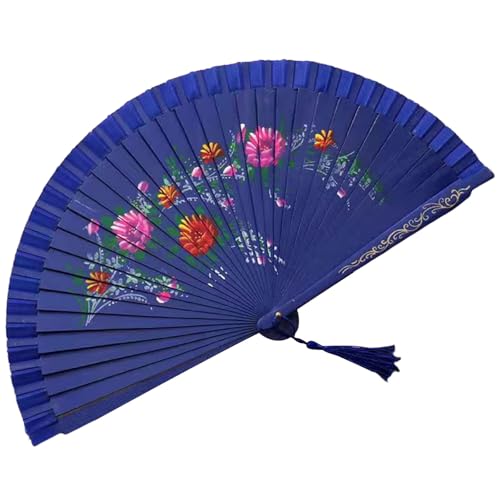 jojnsha Traditionelle Spanische Tanz Fan Doppelseitige Seide Mit Eleganter Blumendekorationsparty Liefert Spanisches Tanzen von jojnsha