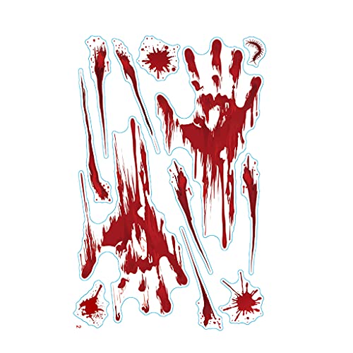 Blutige Halloween-Aufkleber, Bodenaufkleber, Horror-Schädel, Buchstaben, Fenster, Wandaufkleber, Dekoration Blutige Halloween-Aufkleber, Bodenaufkleber, Horror-Schädel, Buchstaben, Fenster, Wandaufkleber, Dekoration von jojobasec