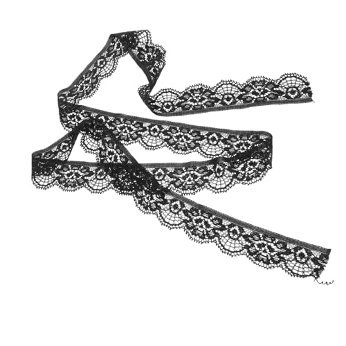 1 Rolle Elastisches Spitzenband: Spitzenbesatz Mit Gesticktem Blumenmuster, Häkelstoff – Zum Nähen, Basteln, Verpacken, Dekorieren Und Für Brauthochzeiten, 2,5 Cm von jojofuny