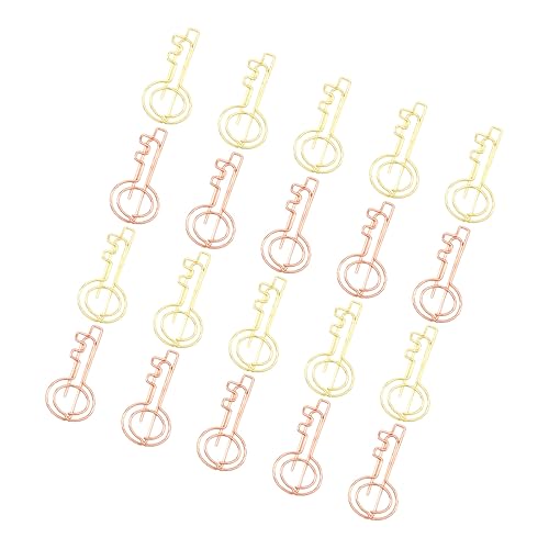 20Stücke Schlüssel Büroklammern und Roségold Kreative und Niedliche Papierclips für Büro und Schule Einzigartiges Design für Dokumente und 20Stücke Schlüssel Büroklammern und Roségold Kreative und Niedliche Papierclips für Büro und Schule Einzigartiges Design für Dokumente und von jojofuny