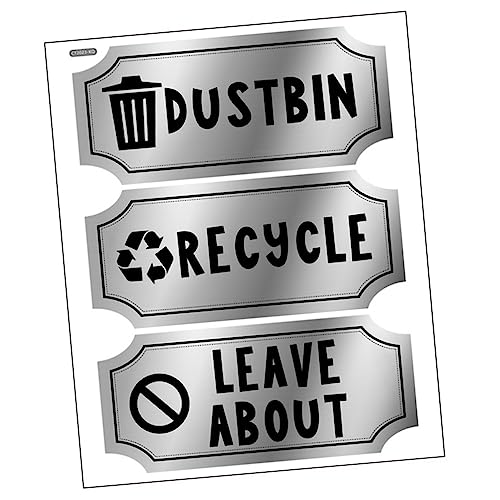 jojofuny 1 Blatt Mülltrennung Aufkleber für Abfalleimer Selbstklebende Sticker zur Kennzeichnung von Restmüll Biomüll und Altpapier für Bad und Räume Einfache Installation jojofuny 1 Blatt Mülltrennung Aufkleber für Abfalleimer Selbstklebende Sticker zur Kennzeichnung von Restmüll Biomüll und Altpapier für Bad und Räume Einfache Installation von jojofuny