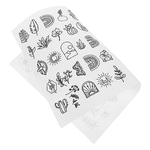 jojofuny 1 Blatt Wasserlösliches Stickvlies für DIY Nähprojekte Selbstklebend Vielseitig Einsetzbar für Kleidung Taschen und Mehr Einfach Zuzuschneiden Reinigen für Verschiedene Stoffe von jojofuny