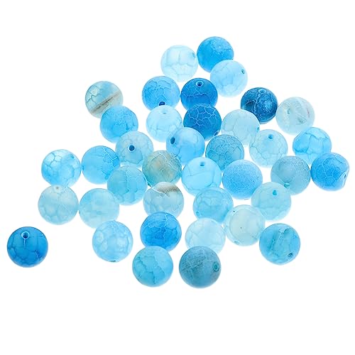 jojofuny 1 Frostierte Achat -spärliche Perlen Herstellung Schmuck runden Spacer Perlen für DIY loser Perlenanhänger Bastelperlen selber machen Lose Achatperlen Stein Achat Blau jojofuny 1 Frostierte Achat -spärliche Perlen Herstellung Schmuck runden Spacer Perlen für DIY loser Perlenanhänger Bastelperlen selber machen Lose Achatperlen Stein Achat Blau von jojofuny