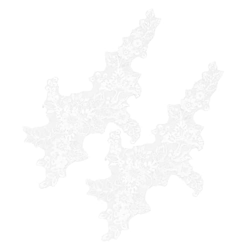 jojofuny 1 Paar Blattblumenapplikation Braut- Hochzeitsdekorationen Für Zukünftige Braut Kleid Brautjungfer Gestickte Blumenapplikationen Aufnäher Applikation Nähen Weiß Spitze jojofuny 1 Paar Blattblumenapplikation Braut- Hochzeitsdekorationen Für Zukünftige Braut Kleid Brautjungfer Gestickte Blumenapplikationen Aufnäher Applikation Nähen Weiß Spitze von jojofuny