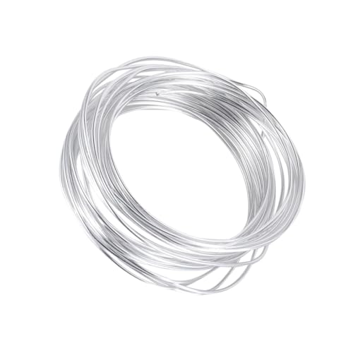 jojofuny 1 Rolle Aluminiumdraht Flexibler Schmuckdraht für Diy Projekte zum Basteln von Ringen Ohrringen und Armbändern Langlebig und Vielseitig Einsetzbar von jojofuny
