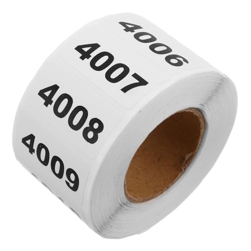 jojofuny 1 Rolle Aufkleber Speicheretiketten Zahlenbezeichnungen Nummerierte Etiketten Kleber Kleiner Unternehmen Selbstklebende Zahlen Kleidergrößenetiketten Zahlenabziehbilder Weiß Papier jojofuny 1 Rolle Aufkleber Speicheretiketten Zahlenbezeichnungen Nummerierte Etiketten Kleber Kleiner Unternehmen Selbstklebende Zahlen Kleidergrößenetiketten Zahlenabziehbilder Weiß Papier von jojofuny