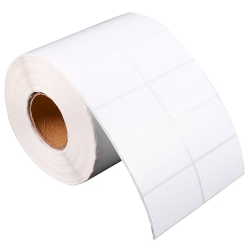 jojofuny 1 Rolle Aufkleberpapier Versand gedruckte Adressetiketten thermisches Etikett büroartikel büromaterial Namensetiketten Aufkleber Express-Etikett Kupferplattenaufkleber Weiß von jojofuny