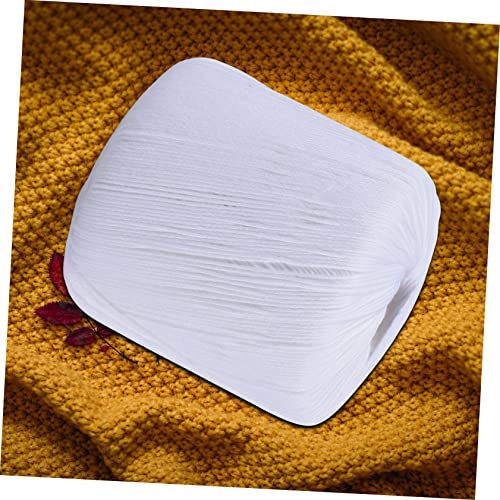 jojofuny 1 Rolle Baumwollfaden Geflochten Strickzubehör Handbaumwäscheseil Häkelfaden Diy Bastelseil Stickgarn Strickschnur Bastelzubehör Baumwollseil Diy Garn Stickfaden Weiß Baumwolle jojofuny 1 Rolle Baumwollfaden Geflochten Strickzubehör Handbaumwäscheseil Häkelfaden Diy Bastelseil Stickgarn Strickschnur Bastelzubehör Baumwollseil Diy Garn Stickfaden Weiß Baumwolle von jojofuny