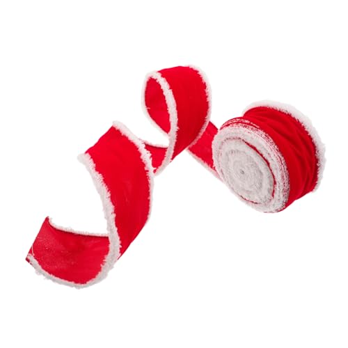 jojofuny 1 Rolle Bogen machen Band Weihnachtsbaumband Stoffbänder Baumbänder Weihnachtsfeiertagsband Bänder für Handwerk Schleifenapplikation Band für die Kranzherstellung Nylon rot jojofuny 1 Rolle Bogen machen Band Weihnachtsbaumband Stoffbänder Baumbänder Weihnachtsfeiertagsband Bänder für Handwerk Schleifenapplikation Band für die Kranzherstellung Nylon rot von jojofuny