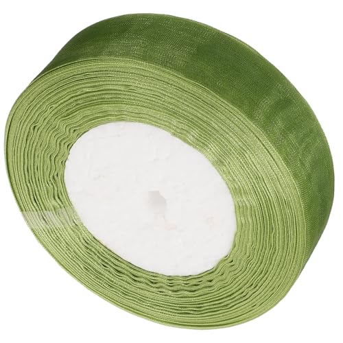 jojofuny 1 Rolle Buntes Bandbogen Organzaband Aus Chiffon Satinband Wickelband Schwarzes Band Bänder Zum Verpacken Zierbänder Für Bastelarbeiten Stoff Schleife Nylon Green jojofuny 1 Rolle Buntes Bandbogen Organzaband Aus Chiffon Satinband Wickelband Schwarzes Band Bänder Zum Verpacken Zierbänder Für Bastelarbeiten Stoff Schleife Nylon Green von jojofuny
