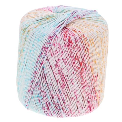 jojofuny 1 Rolle Buntes Baumwollgarn für DIY Häkeln für Schals Mützen Decken und Pullover Strapazierfähiges und Weiches Material für Kreative Projekte jojofuny 1 Rolle Buntes Baumwollgarn für DIY Häkeln für Schals Mützen Decken und Pullover Strapazierfähiges und Weiches Material für Kreative Projekte von jojofuny