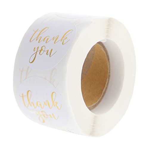 jojofuny 1 Rolle Danke Aufkleber Selbstklebende Dekorative Verpackungssticker für Umschläge Bronzing Design für Partys und Kreative Bastelprojekte jojofuny 1 Rolle Danke Aufkleber Selbstklebende Dekorative Verpackungssticker für Umschläge Bronzing Design für Partys und Kreative Bastelprojekte von jojofuny
