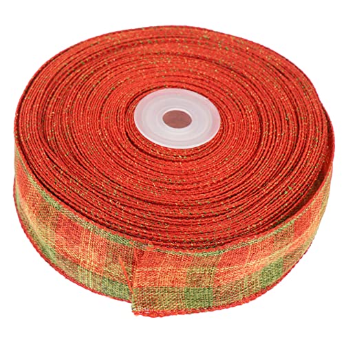 jojofuny 1 Rolle Eisenkantenbogenband Dekoration Festival-Geschenkband Praktisches Band dekorativ Farben Schneidbares Bastelband Kabelbänder Festival-Handwerksband DIY liefert Polyester von jojofuny