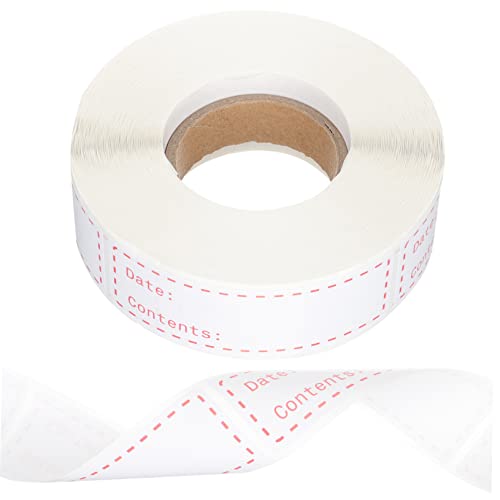 jojofuny 1 Rolle Etiketten Zur Aufbewahrung Von Lebensmitteln Etikett Für Lebensmittelbehälter Leere Etiketten Lebensmitteletiketten Für Kühlschränke Essen Aufkleber Papier Rot jojofuny 1 Rolle Etiketten Zur Aufbewahrung Von Lebensmitteln Etikett Für Lebensmittelbehälter Leere Etiketten Lebensmitteletiketten Für Kühlschränke Essen Aufkleber Papier Rot von jojofuny