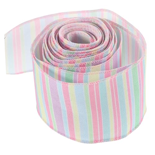 jojofuny 1 Rolle Geschenkband Pastellfarben Breit Yards Diy Schleifenband für Verpackungen Bastelprojekte und Feste Einfache Handhabung und Schneidbarkeit von jojofuny