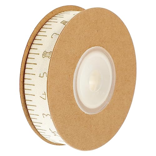 jojofuny 1 Rolle Geschenkverpackungsbänder Geschenkwickband Bastelband Dekorative Bänder Geschenkbänder ein Verpackungsband Banddekor Kleidungsband Band zum Verpacken Baumwolle Beige von jojofuny