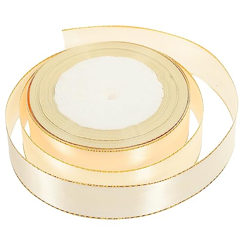 jojofuny 1 Rolle Geschenkverpackungsband mit Goldener Lange Dekorative Geschenkbandrolle für DIY Geschenkverpackungen für Boxen und Besondere Anlässe jojofuny 1 Rolle Geschenkverpackungsband mit Goldener Lange Dekorative Geschenkbandrolle für DIY Geschenkverpackungen für Boxen und Besondere Anlässe von jojofuny