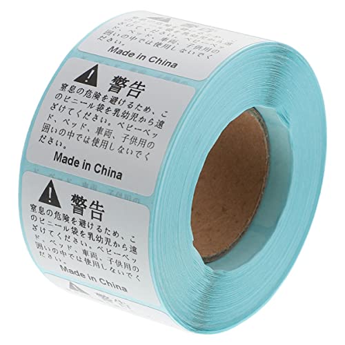 jojofuny 1 Rolle Klebende Warnaufkleber für Ersticken Selbstklebende Etiketten für Versand für Schutzverpackungen und Warnhinweise jojofuny 1 Rolle Klebende Warnaufkleber für Ersticken Selbstklebende Etiketten für Versand für Schutzverpackungen und Warnhinweise von jojofuny