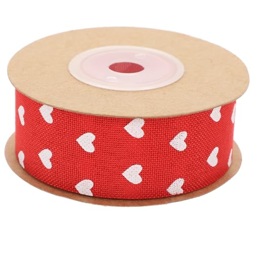 jojofuny 1 Rolle Liebesherz Geschenkbänder Yards Dünnes Rotes Dekorationsband für Hochzeiten Valentinstag und Bastelprojekte Vielseitiges Geschenkband für Präsentverpackungen und jojofuny 1 Rolle Liebesherz Geschenkbänder Yards Dünnes Rotes Dekorationsband für Hochzeiten Valentinstag und Bastelprojekte Vielseitiges Geschenkband für Präsentverpackungen und von jojofuny