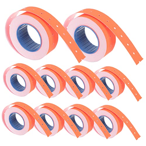 jojofuny 1 Rolle Papier Verkaufskostenschilder Kostenschildaufkleber Etiketten Kostenschildpapier Kostenmarkierungsetikett Selbstklebendes Etikett Aufkleberpapier Papier Tabs Rot von jojofuny