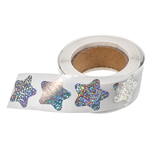 jojofuny 1 Rolle Pentagramm-Aufkleber Stichworte funkelnd Dekoration Glänzende Sternaufkleber klein Aufkleber Sterne Aufkleber für Brief Zubehör PVC selbstklebend jojofuny 1 Rolle Pentagramm-Aufkleber Stichworte funkelnd Dekoration Glänzende Sternaufkleber klein Aufkleber Sterne Aufkleber für Brief Zubehör PVC selbstklebend von jojofuny